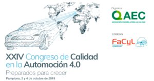 Lee más sobre el artículo Cluster FACYL colabora con el XXIV Congreso de Calidad en la Automoción 4.0