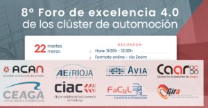 Lee más sobre el artículo Jornada VII Foro de Excelencia 4.0 de los Clusters de Automoción